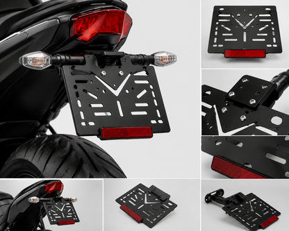 Kişiye Özel Motosiklet Plakalığı - İsim Yazılı Pleksi Plaka Çerçevesi | Tüm Motor Modellerine Uygun
